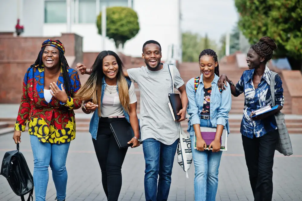 Youths learning a trade