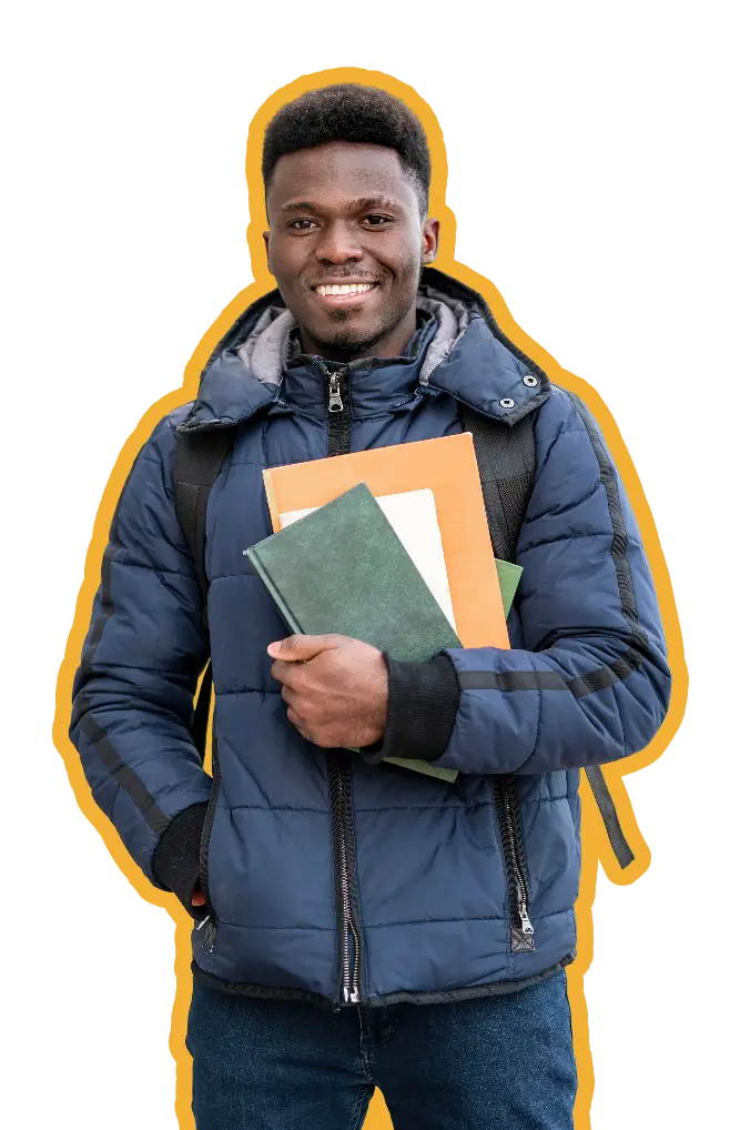 Young people in a youth development program